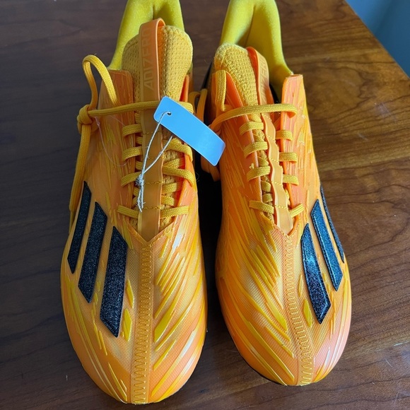 adidas Adizero 2022 Football Cleats HP6598 Mens Collegiate Orange - Picture 4 of 7